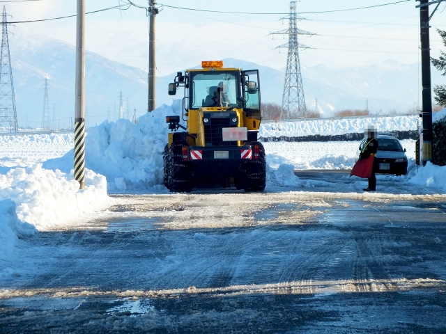 除雪作業員