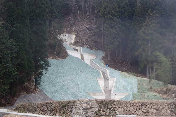 平成28年 県単治山工事(上ノ山)