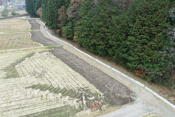 県営中山間地域総合整備事業 白鳥北部地区 尾の上集落道第2号工事