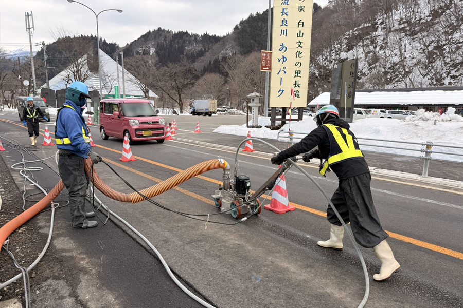 SPIN JET施工風景