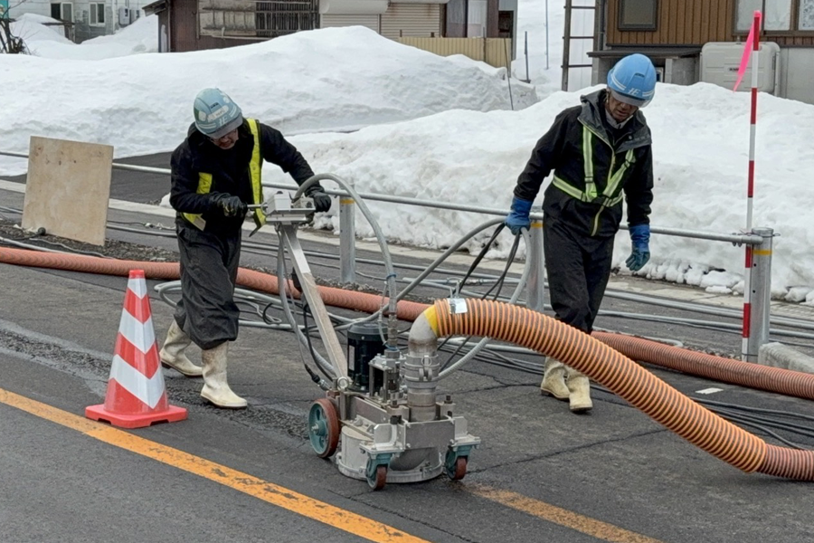 SPIN JET施工風景