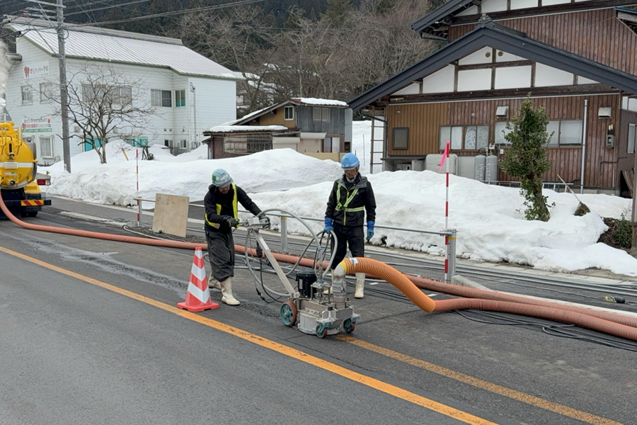 SPIN JET施工風景