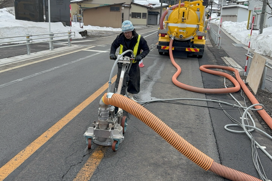 SPIN JET施工風景